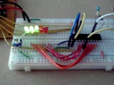 ATtiny2313 x[^[hCo[ 5LED